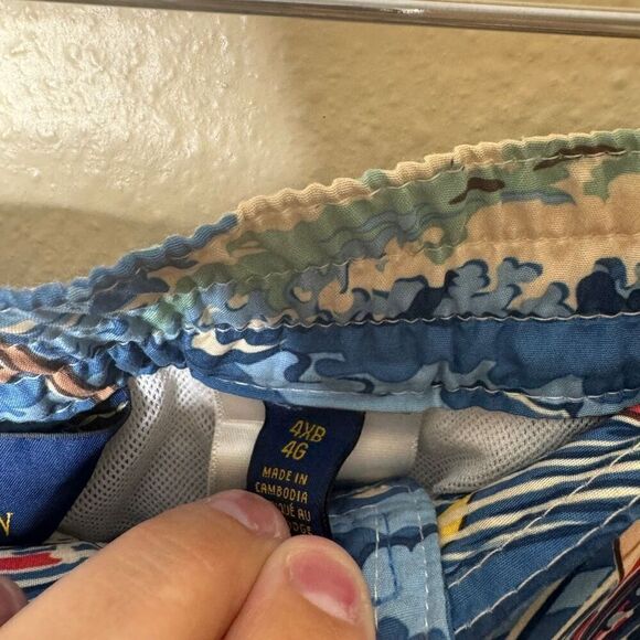 Polo Ralph Lauren Shorts Mens 4XB Tropical Pattern Street Style Swimwear Surfers - Picture 6 of 11